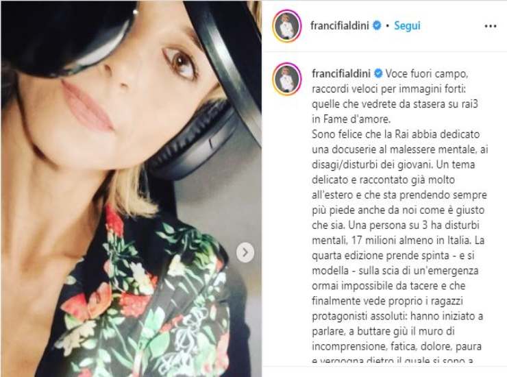 Francesca Fialdini FOTO INSTAGRAM NEWSABRUZZO.IT 20221126