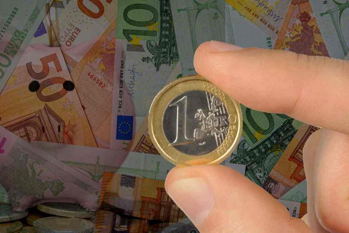 monetina 1 euro ricco