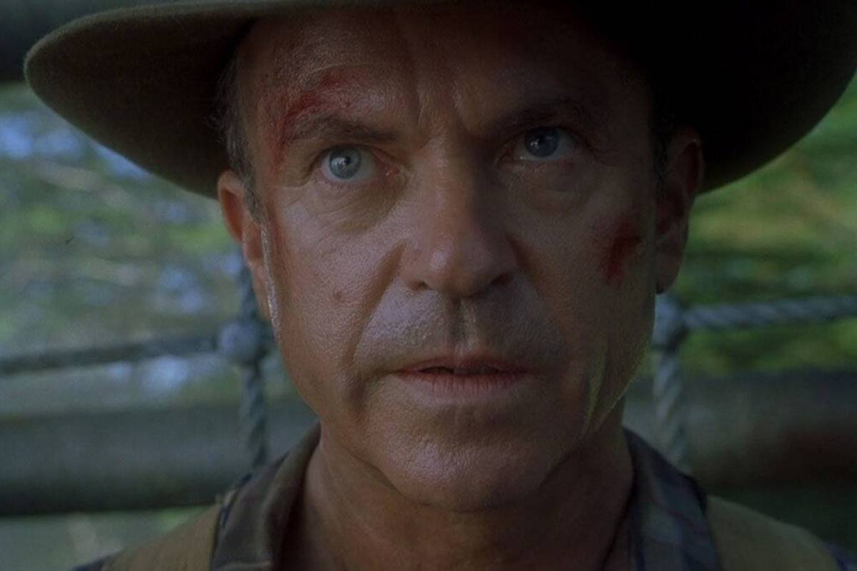 Sam Neil in Jurassic Park