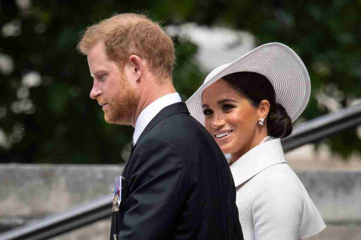 Primo piano Harry e Meghan