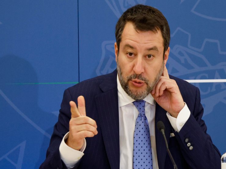 Matteo Salvini contro Fazio