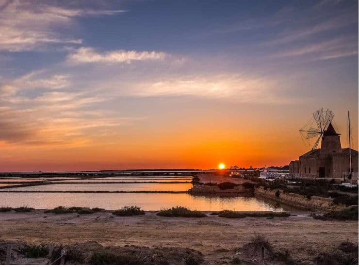 tramonto bello Italia Sicilia